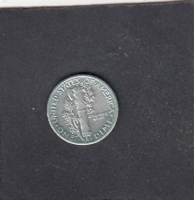 Beschrijving: 1 Dime MERCURY